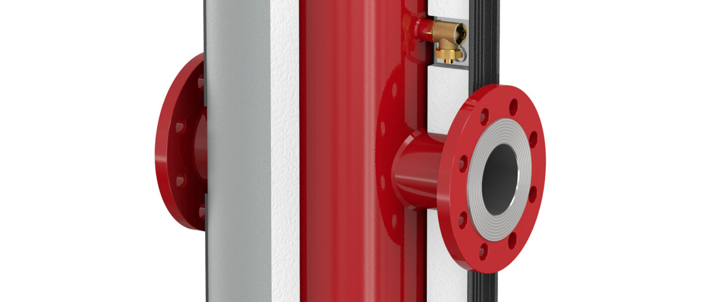 Bộ tách khử cặn, khí thông minh Flamcovent Clean Smart F - ANSI flanges