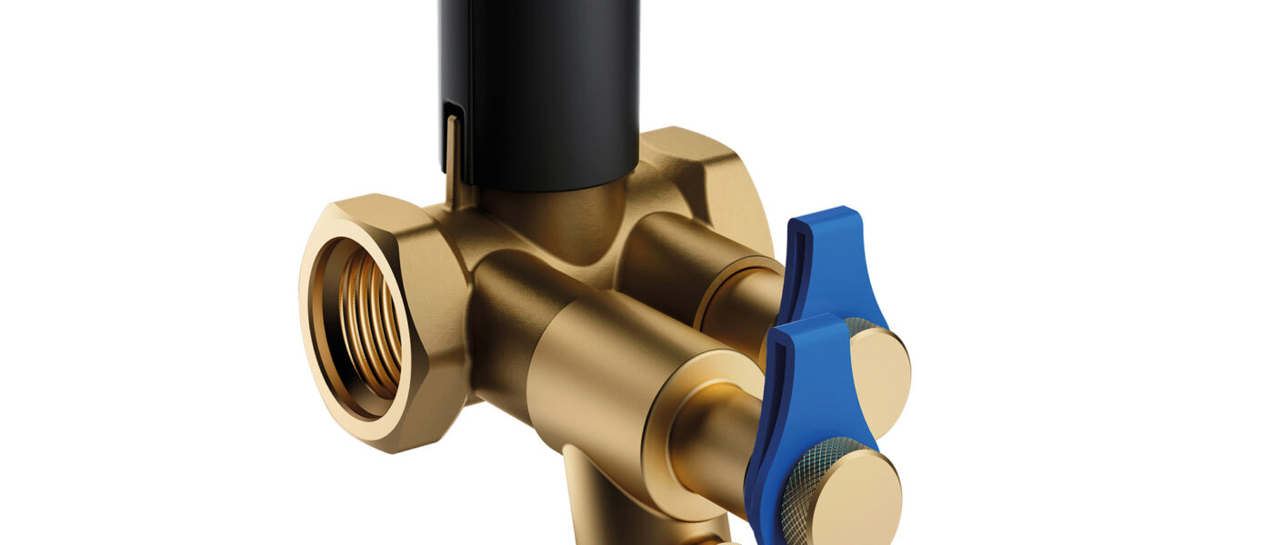 Van cân bằng lưu lượng NexusValve Vertex với van bi và xả nước