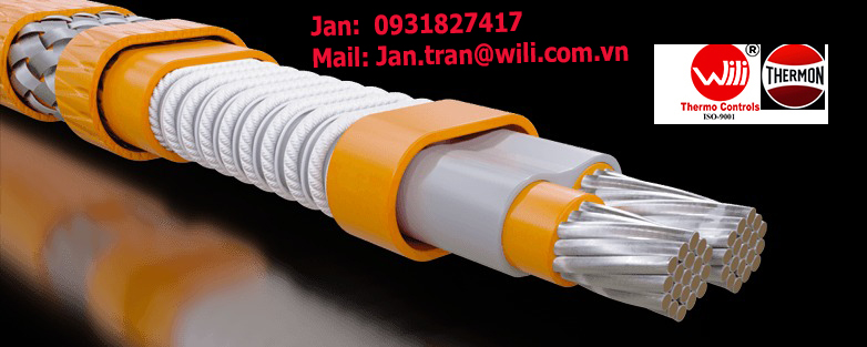 Self regulating Heating Cable 37W/m Self regulating Heating Cable 54W/m regulating Heating Cable 62W/mSelf regulating Heating Cable 11W/m, Cáp Sấy Tự Điều Chỉnh Thermon USA Regulating Heating Cable HPT, Cáp Sấy Tự Điều...