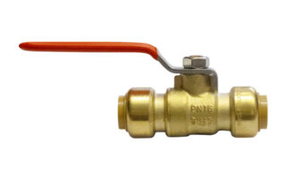 DR BALL VALVES WITH PEX CONNECTIONS