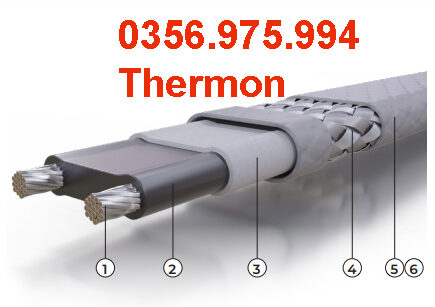 dây gia nhiệt Thermon, HTsx 20-2, Ksx 15-2, Bsx 10-2 , Self Regulating Heating Cable, Electric heat tracing