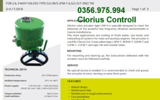 actuator clorrius